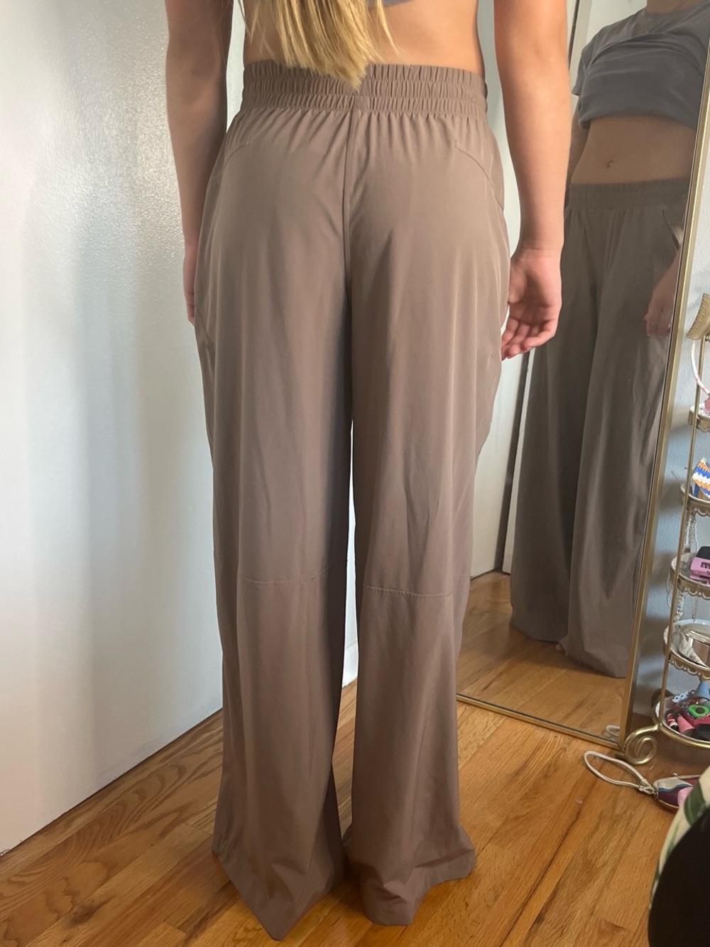 lululemon athletica Relaxed Wide-Leg Pants in Taupe Brown